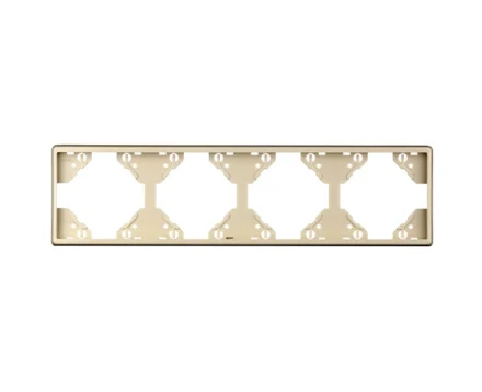 Рамка 4-на вертикальна Efapel Apolo слонова кістка