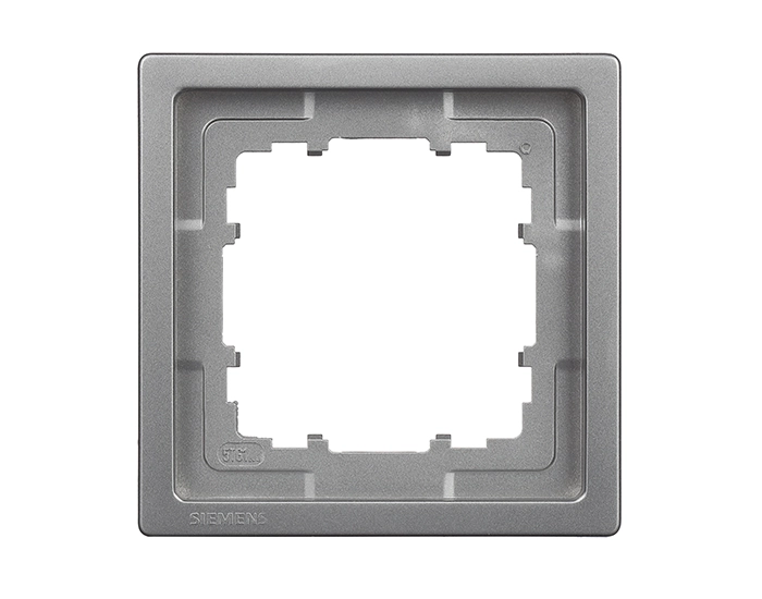 5TG13211 Рамка 1-на SIEMENS DELTA Style платина металік