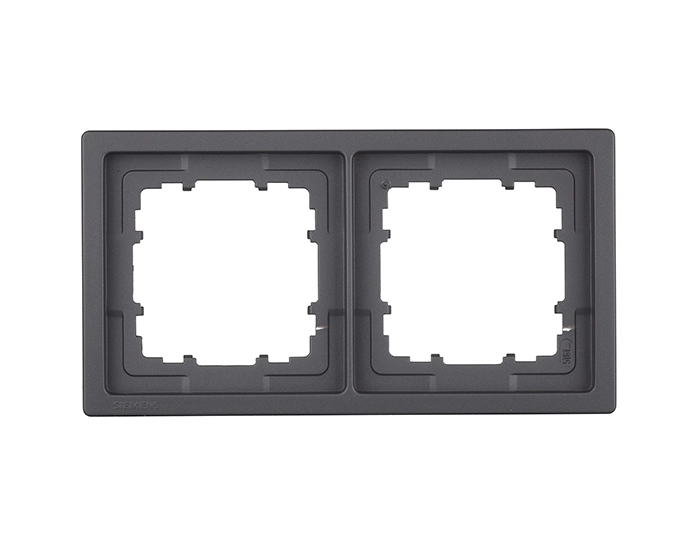 5TG13220AC Рамка 2-на SIEMENS DELTA Style чорний коссо
