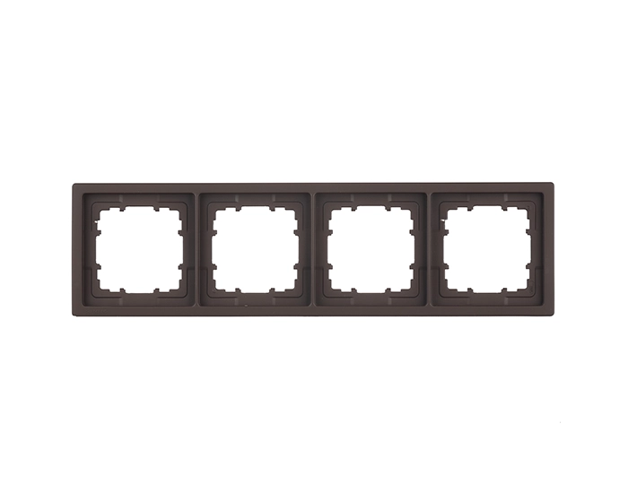 5TG13240CH Рамка 4-на SIEMENS DELTA Style шоколад