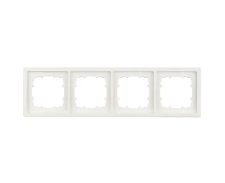 Рамка 4-на SIEMENS DELTA Style біл.полярний