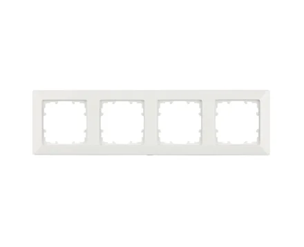 Рамка 4-на універсальна SIEMENS LINE біл.полярний
