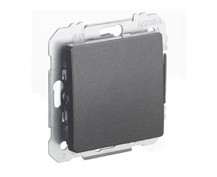 Вимикач 1кл. SIEMENS LINE 16АХ, 250V, карбон