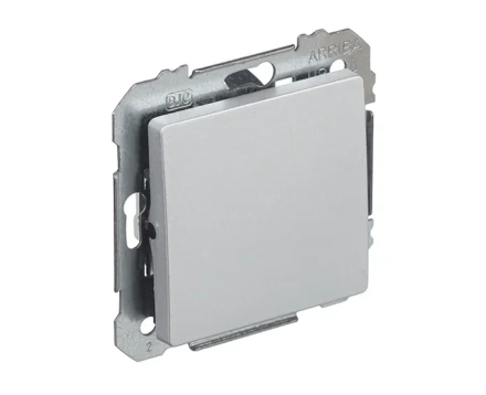 Вимикач 1кл.сход. SIEMENS LINE 16АХ, 250V, алюміній