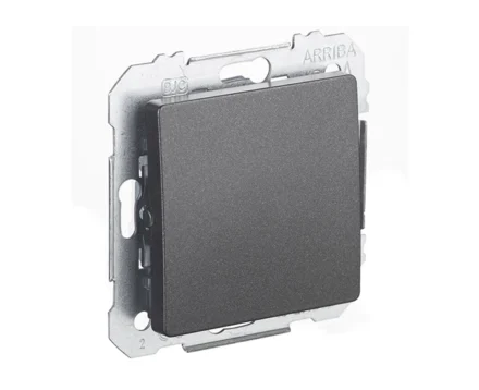 Вимикач 1кл. SIEMENS LINE 16АХ, 250V, карбон