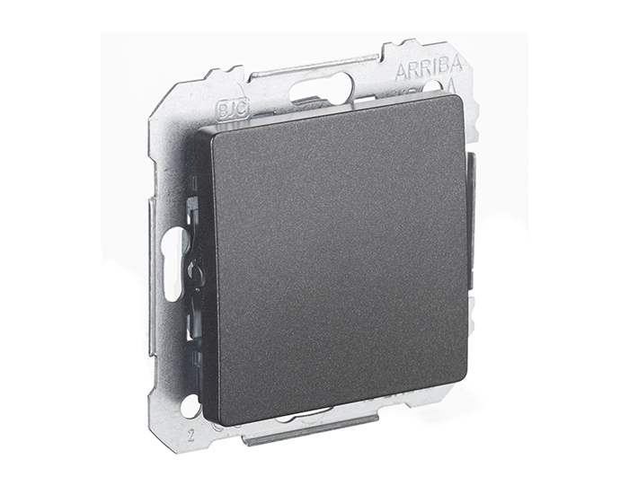 62506CM00 Вимикач 1 кл сходовий Вимикач 1кл. SIEMENS LINE 16АХ, 250V, карбон