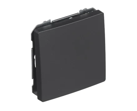 Вимикач 1кл. SIEMENS DELTA Style 16АХ, 250V, чорний коссо