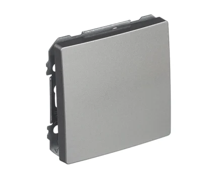 Вимикач 1кл. SIEMENS DELTA Style 16АХ, 250V, платина металік