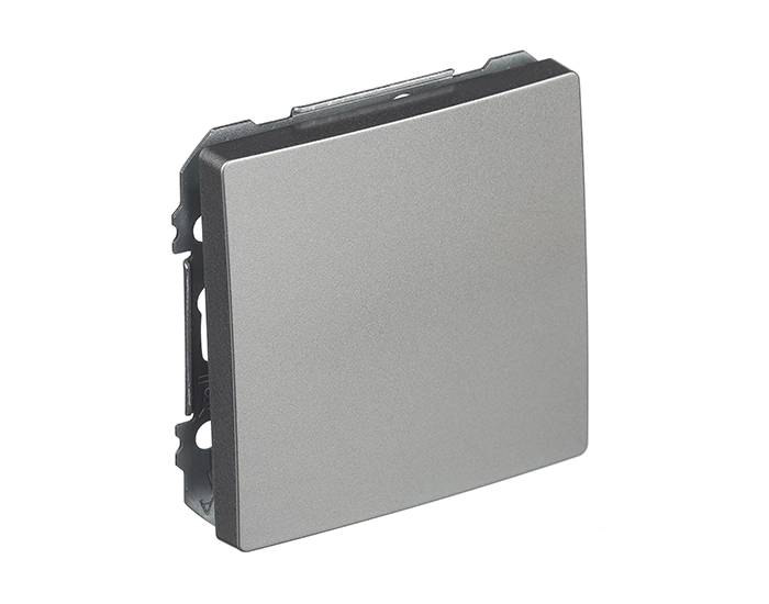 72507PM00 Вимикач 1 кл перех Вимикач 1кл.перехр. SIEMENS DELTA Style 16АХ, 250V, платина металік