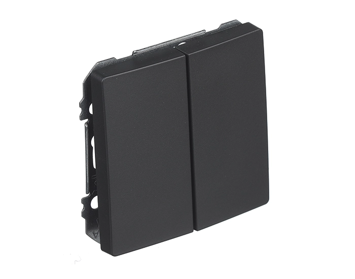 72509AC00 Вимикач 2кл. SIEMENS DELTA Style 16АХ, 250V, чорний коссо