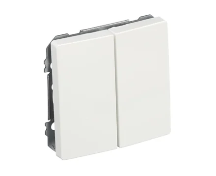 Вимикач 2кл. SIEMENS DELTA Style 16АХ, 250V, біл.полярний