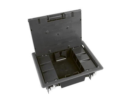 Люк підлоговий прямокутний. Антрацит - 12 модулів