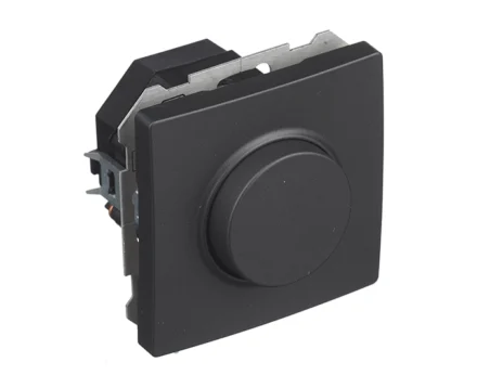 Світлорегулятор SIEMENS DELTA Style 500W, чорний коссо