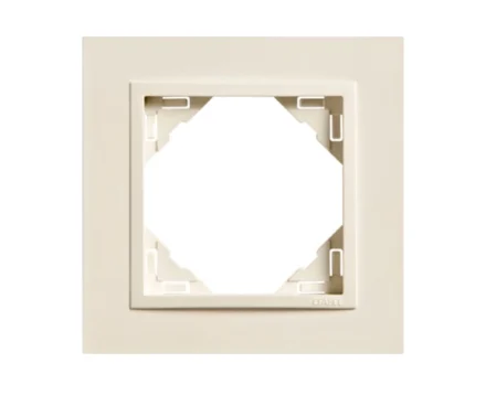 Рамка одинарна ANIMATO металік перламутровий