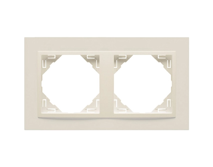 90920 TMM Рамка подвійна ANIMATO слонова кістка