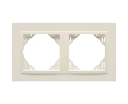 Рамка подвійна ANIMATO металік перламутровий