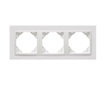 Рамка потрійна ANIMATO білосніжна