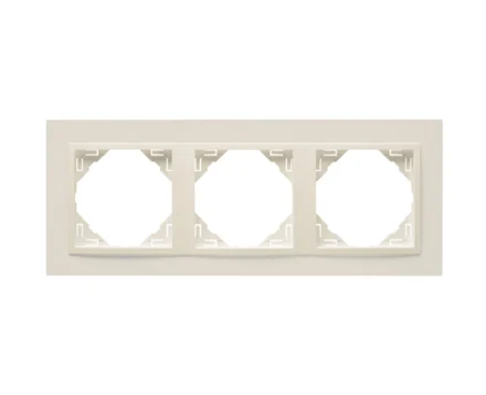 Рамка потрійна ANIMATO слонова кістка