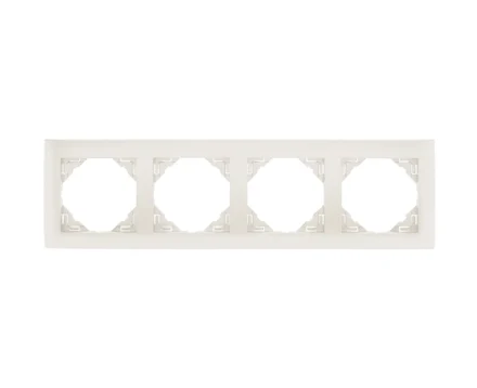 Рамка 4-кратна універсальна LOGUS металік крижаний