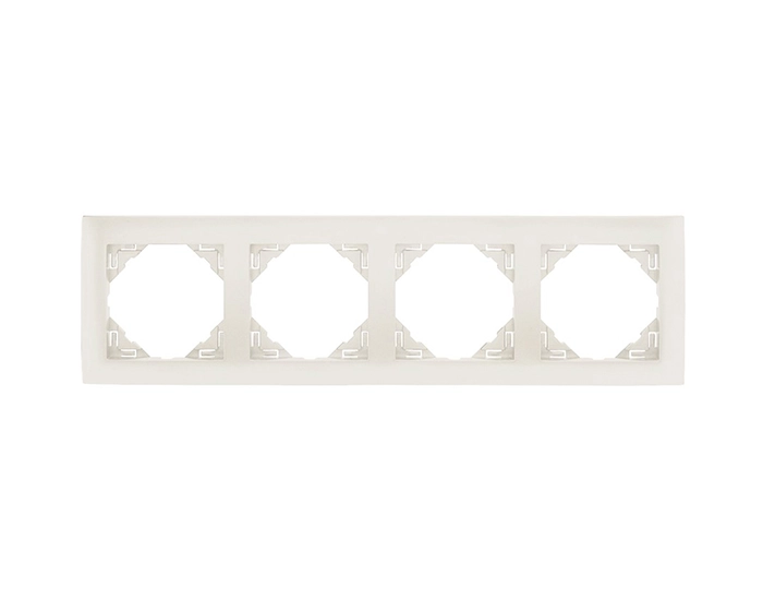 90940 TGE LOGUS металік крижаний 4 Рамка 4-кратна універсальна LOGUS металік крижаний