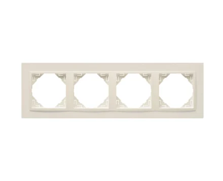 Рамка 4-кратна ANIMATO слонова кістка