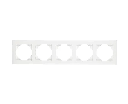 Рамка 5-кратна універсальна LOGUS білосніжна