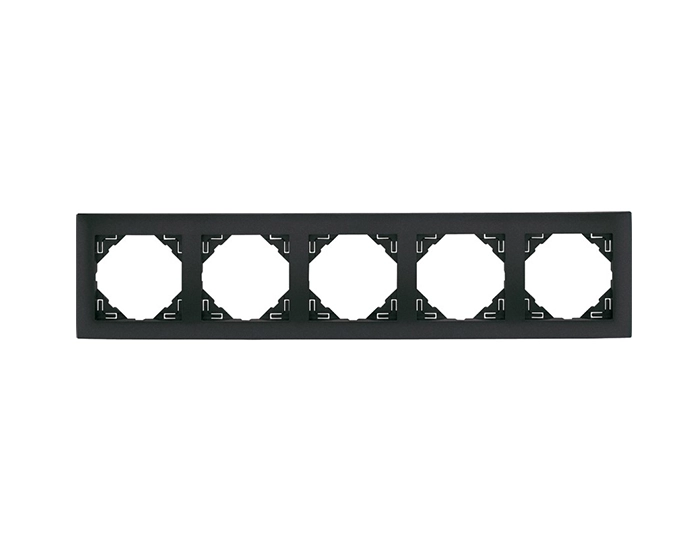 90950 TIS LOGUS металік крижаний 5 Рамка 5-кратна універсальна LOGUS металік графіт