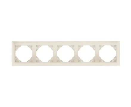 Рамка 5-кратна універсальна LOGUS металік перламутровий