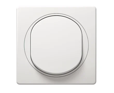 Комплект: механізм вимикача 1-кл сход.+рамка 1-на 80*80 Aling-Conel EON, білий