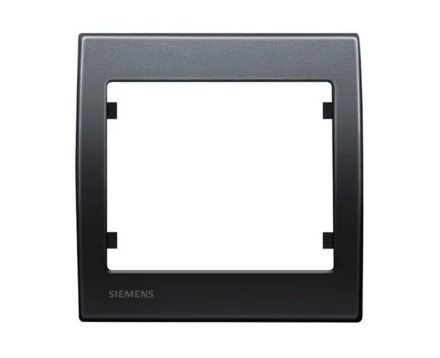 Рамка одинарна SIEMENS IRIS чорний коссо