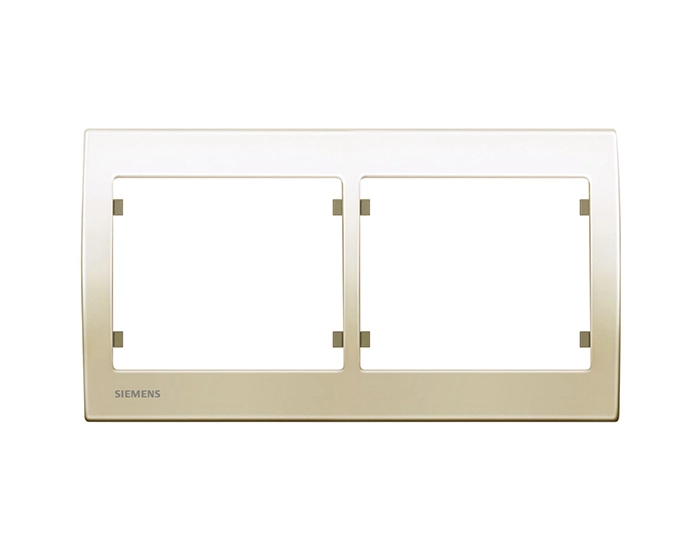 S18002 A Рамка подвійна SIEMENS IRIS Слонова кістка