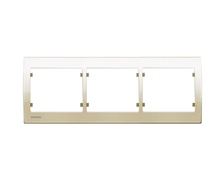 Рамка потрійна SIEMENS IRIS Слонова кістка