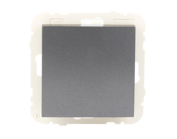 21011 TIS Вимикач 1кл. LOGUS 10АХ, 250V, металік графітовий