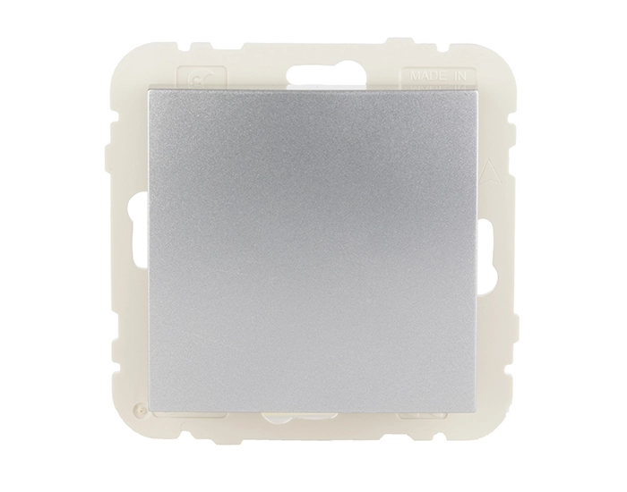 21071 TAL Вимикач 1кл. сходовий LOGUS 10АХ, 250V металік алюмінієвий