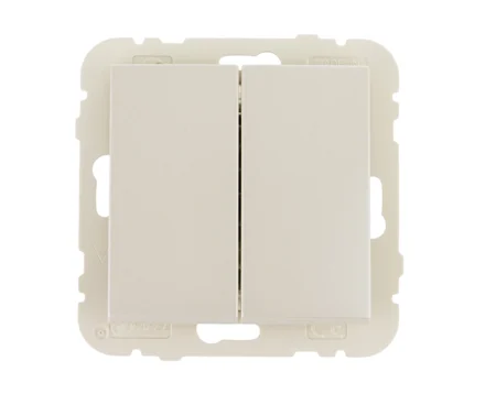 Вимикач 2кл. сходового LOGUS 10АХ, 250V металік перламутровий