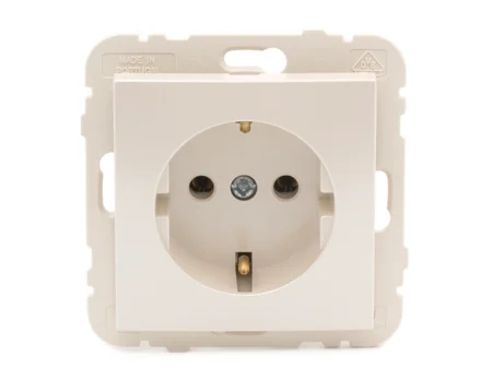 Розетка одинарна 2P+Z, ШУКО LOGUS 16А, 250V металік перламутровий