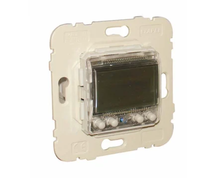 Термостат програматор для теплої підлоги LOGUS, 250 V/16A слонова кістка