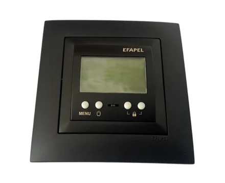 Термостат програматор LOGUS чорний матовий