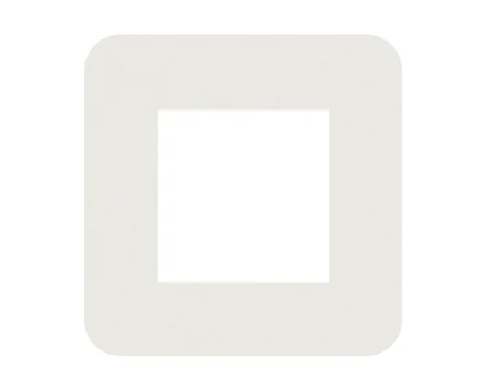 Рамка 1-на EFAPEL Latina EU біл.матовий/хром