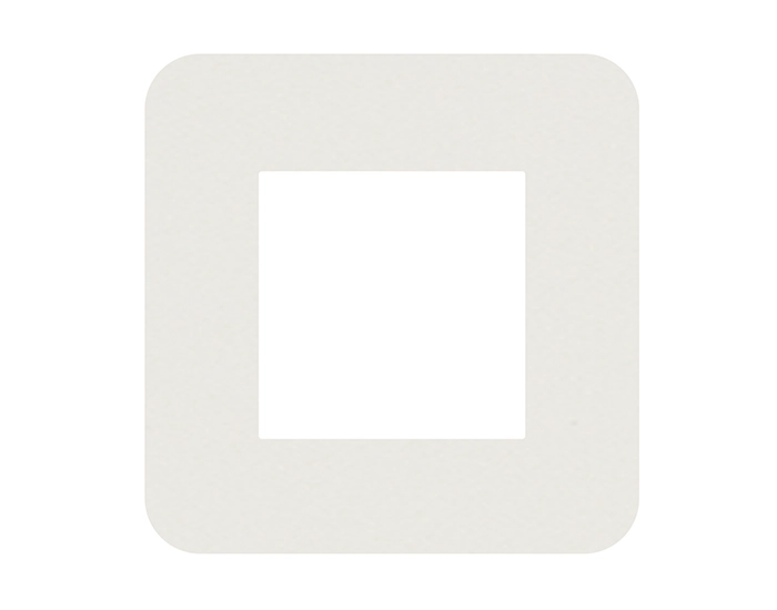 42910 TBH Рамка 1-на EFAPEL Latina EU біл.матовий/хром