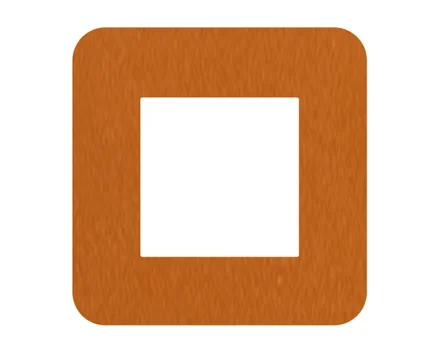 Рамка 1-на EFAPEL Latina EU мідь