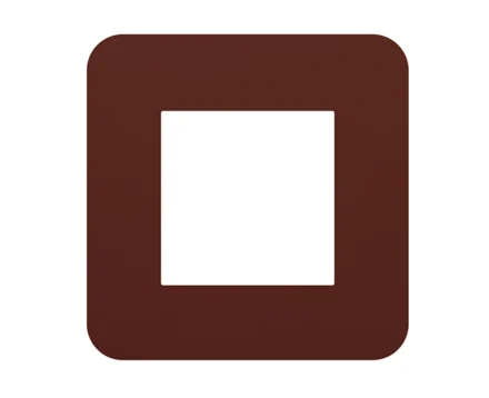 Рамка 1-на EFAPEL Latina EU іржа метал