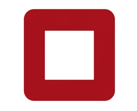 Рамка 1-на EFAPEL Latina EU черв.