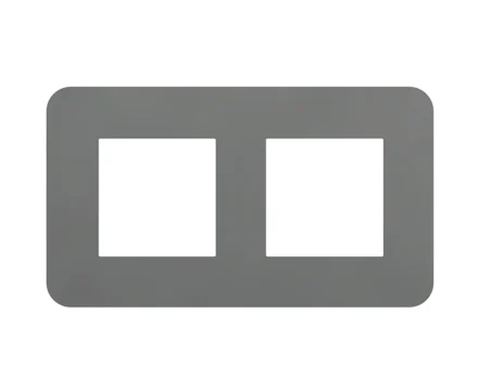 Рамка 2-на EFAPEL Latina EU алюміній/хром