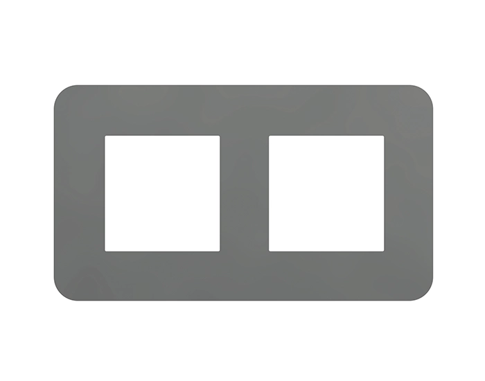 42920 TAH Рамка 2-на EFAPEL Latina EU алюміній/хром