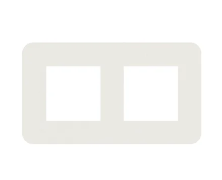 Рамка 2-на EFAPEL Latina EU біл.матовий/хром