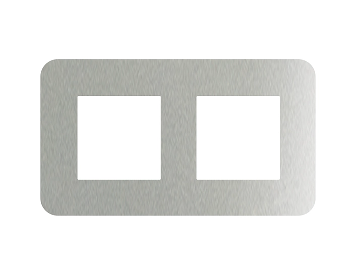 42920 TLU Рамка 2-на EFAPEL Latina EU алюміній метал