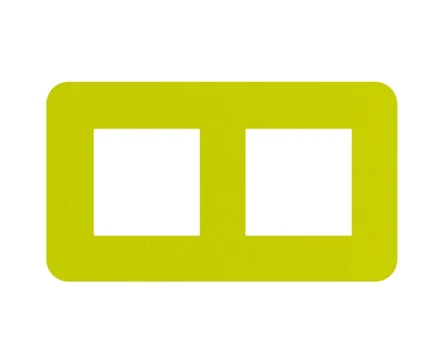 Рамка 2-на EFAPEL Latina EU зелен.