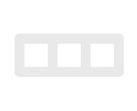 Рамка 3-на EFAPEL Latina білий глянцевий