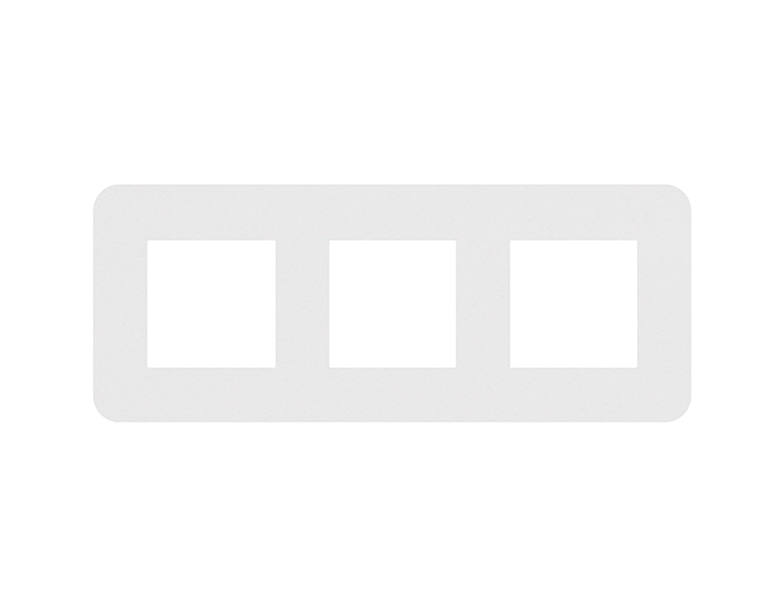 42930 TBR Рамка 3-на EFAPEL Latina білий глянцевий